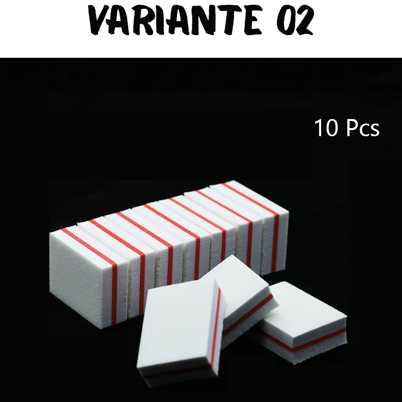 50Pc Professional Mini Nail Art buffer 100/180 Sandpaper Manicure Care File Sanding Polishing Nails File Grinding Equipment Tool