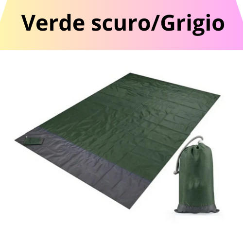 Tappetino da spiaggia impermeabile, extra largo. Comfort, praticità e resistenza per ogni occasione all’aperto.