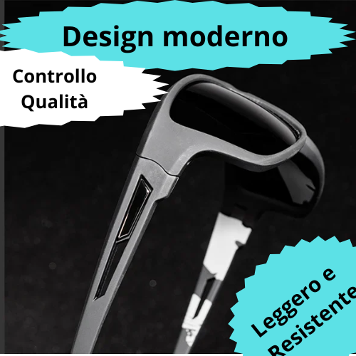 Occhiali da Sole Polarizzati Uomo Donna – Protezione UV400, Leggeri e Resistenti – Disponibili in Vari Colori.