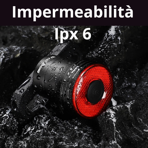 WEST BIKING Bike Tail Light Smart Sensing MTB Road Bike Rear Light IPX6 Waterproof Type-C Charging Taillight Cycling Accessory