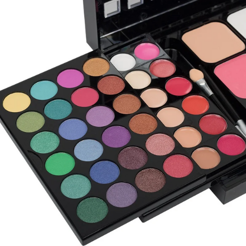 🎨 Palette Ombretti Multi-Colore in Polvere Pressata da 40/74/78 colori– Alta Pigmentazione, Lunga Durata & Impermeabile. Kit di cosmetici alla moda per il trucco.💖