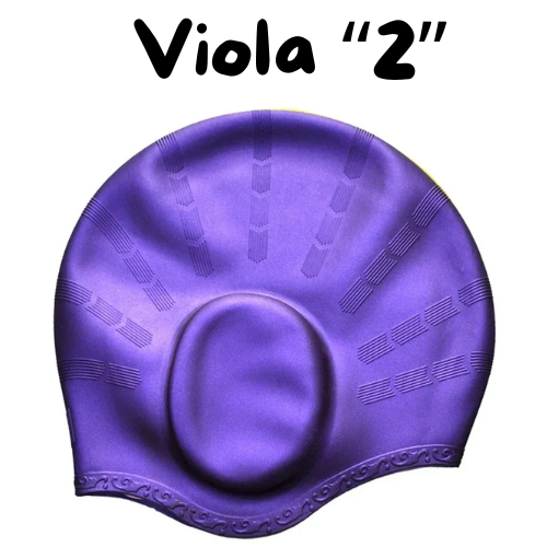 Cuffie da nuoto in silicone unisex per adulti e bambini. Impermeabili, ergonomiche per le orecchie.