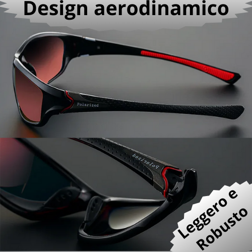 Occhiali da Sole Polarizzati Uomo Donna – Protezione UV400, Lenti Specchiate, Design Quadrato, Leggeri e Resistenti – Disponibili in Vari Colori.