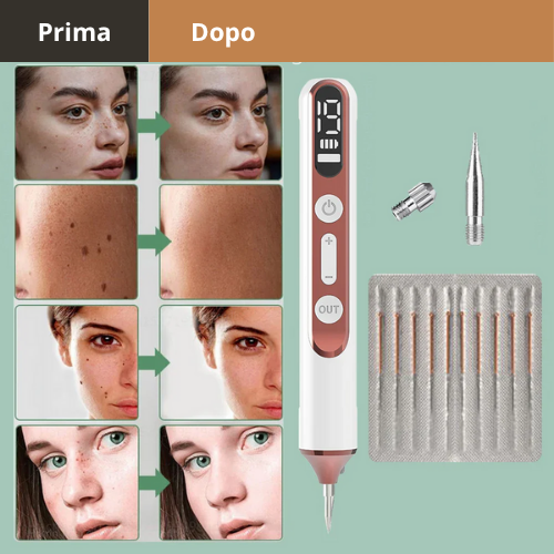 Penna Estetica Professionale al Plasma |Trattamento per Rughe, Macchie, Acne, Verruche e Tatuaggi| Ricaricabile USB-C | Tecnologia Sicura e Naturale.
