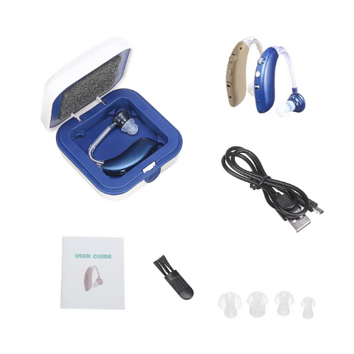 Apparecchio – Amplificatore Acustico Ricaricabile con Bluetooth | Massima Chiarezza del Suono, Ultra Silenzioso, Ricarica USB.