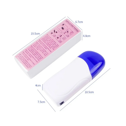 ⭐Depilatore portatile a rullo. Set scalda-cera, crema e strisce depilatorie.⭐
