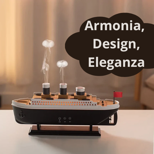 Titanic Ship Model Air Humidifier Home 250ml Remote Control Essential Oil Jellyfish Smoke Ring Spray Aroma Diffuser Humidifiers