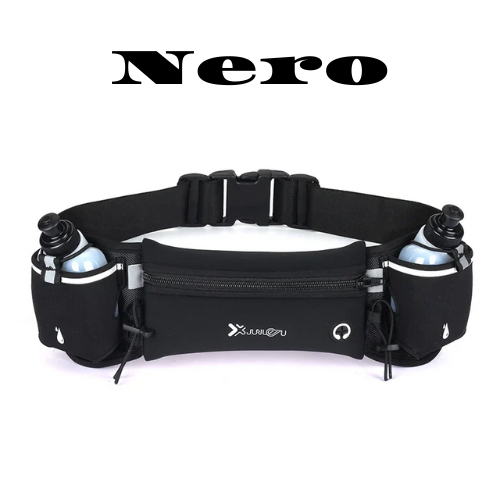 Man/Woman Marathon Trail Running Waist Pack For Phone Water Bottle Sports Fanny Pack Fitness Dual Pocket Running Belt Waist Bag