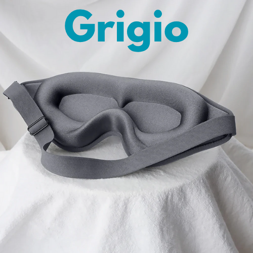 😴 Mascherina per Dormire in Memory Foam 3D – Comfort Estremo & Buio Totale.