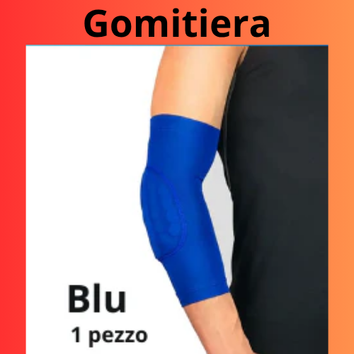 Ginocchiere e gomitiere per bambini con maniche a compressione a nido d'ape. Protezioni sportive per basket, calcio, etc.