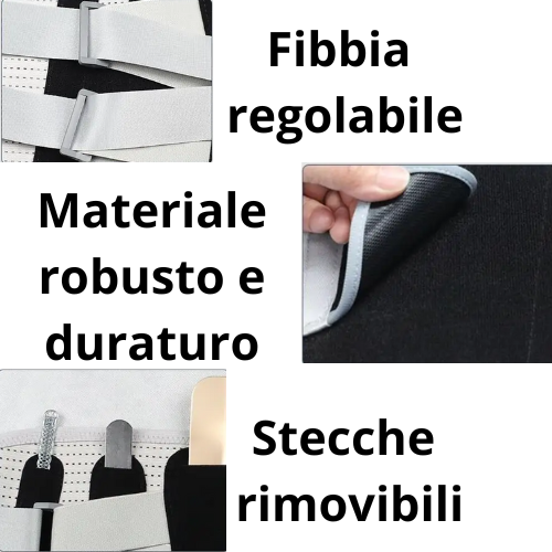 Cintura di supporto lombare, corsetto ortopedico per alleviare il dolore da stiramento, ernia del disco, postura della schiena, decompressione della colonna vertebrale.