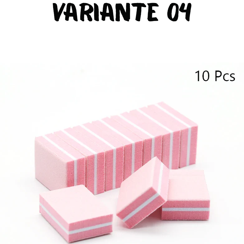 50Pc Professional Mini Nail Art buffer 100/180 Sandpaper Manicure Care File Sanding Polishing Nails File Grinding Equipment Tool