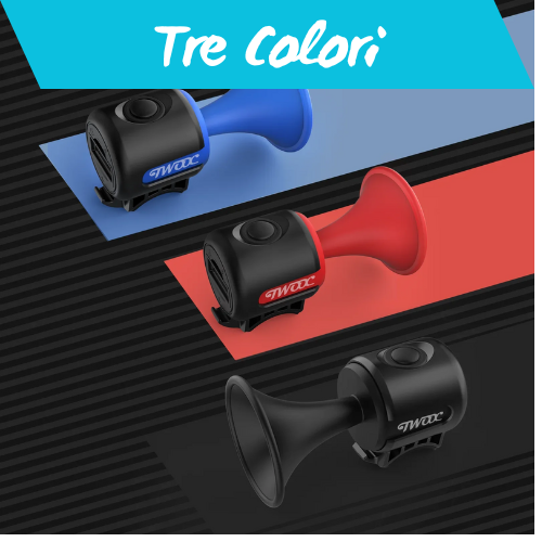 TWOOC 120 dB Electric Bike Bell Sounds Alarm Bell Waterproof Safety Electric Bicycle Horn For Handlebars
