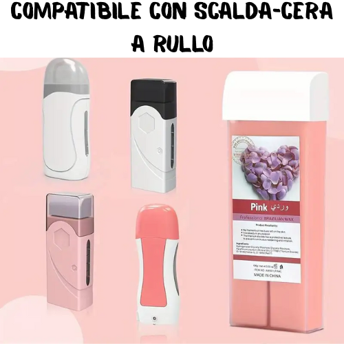 ⭐ Cartuccia di cera depilatoria. Ricarica per Macchina depilatoria portatile a rullo.⭐