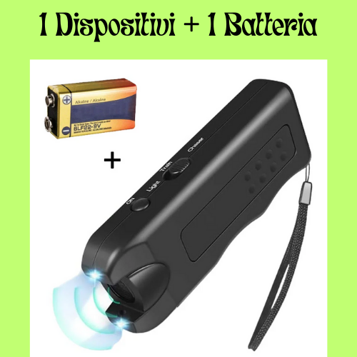 Dog Repeller Portable Ultrasonic Deterrent Handheld Anti-barking 3in1 Dog Training Device Repel Animals Pets Dog Trainer