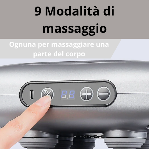 💪 Massaggiatore a Percussione – Sollievo Muscolare Profondo ad Alta Frequenza. Ideale per Schiena, Vita, Collo, Spalle, Etc.