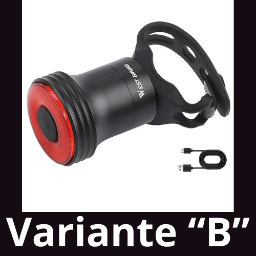 WEST BIKING Bike Tail Light Smart Sensing MTB Road Bike Rear Light IPX6 Waterproof Type-C Charging Taillight Cycling Accessory