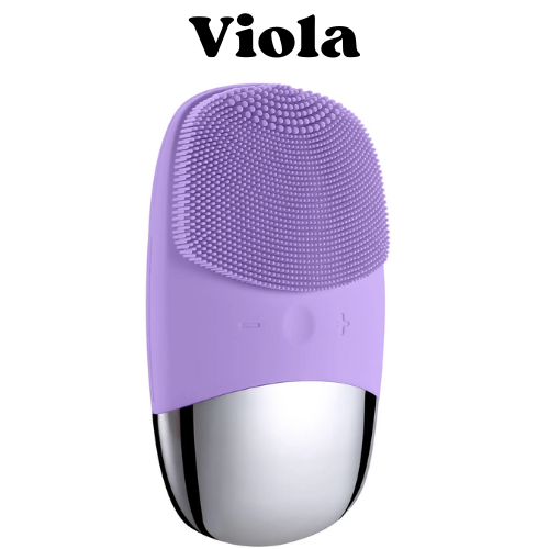 Spazzola Pulizia Viso Elettrica in Silicone | Vibrazione Ultrasonica, USB Ricaricabile, Impermeabilità IPX7 | Per Tutti i Tipi di Pelle – Compatta e Portatile.