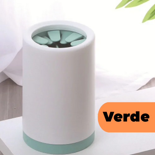 Tazza per la pulizia delle zampe dei cani. Pettini in silicone morbido, sistema a rotazione 360°, disponibile in 2 misure.