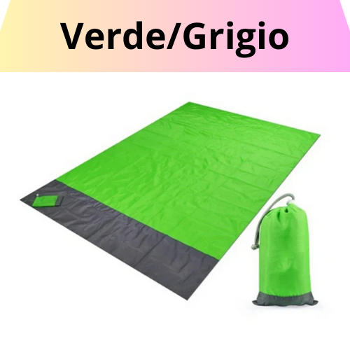Tappetino da spiaggia impermeabile, extra largo. Comfort, praticità e resistenza per ogni occasione all’aperto.