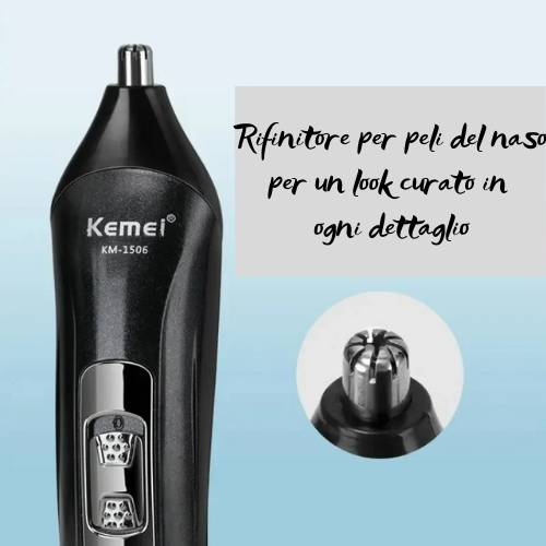 ✂️ Tagliacapelli Professionale Kemei KM-1506 – Kit con Accessori. Precisione e Stile in Ogni Dettaglio!