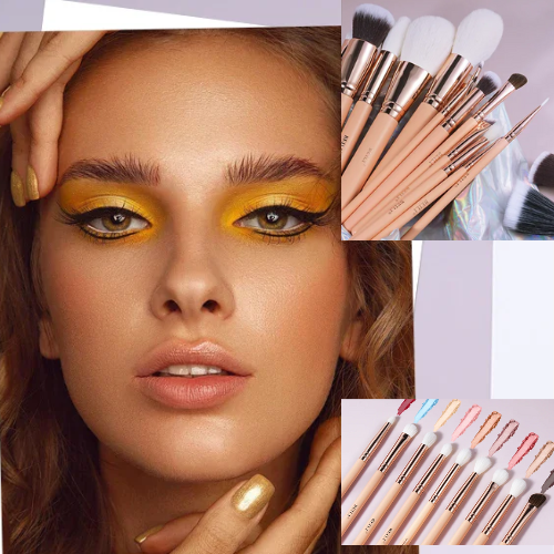 💖 Pennelli Trucco – Kit Professionale Da 5 a 28 Pezzi – Set Completo per Make-up Viso e Occhi.