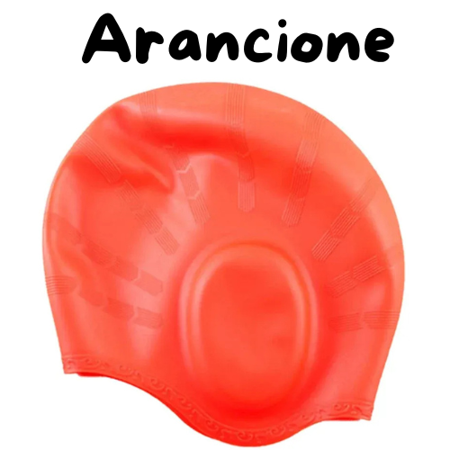 Cuffie da nuoto in silicone unisex per adulti e bambini. Impermeabili, ergonomiche per le orecchie.