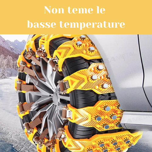 SEAMETAL 4PCS Car Winter Tire Wheels Snow Chains Snow Tire Anti-skid Chains Wheel Tyre Cable Belt Winter Outdoor Emergency Tools