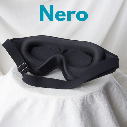 😴 Mascherina per Dormire in Memory Foam 3D – Comfort Estremo & Buio Totale.