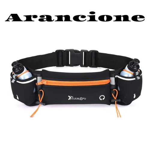 Man/Woman Marathon Trail Running Waist Pack For Phone Water Bottle Sports Fanny Pack Fitness Dual Pocket Running Belt Waist Bag