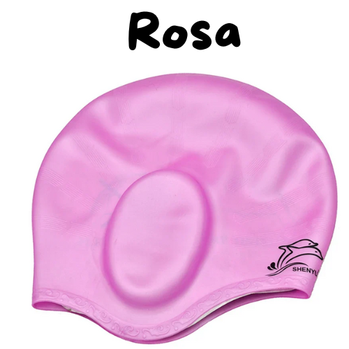 Cuffie da nuoto in silicone unisex per adulti e bambini. Impermeabili, ergonomiche per le orecchie.
