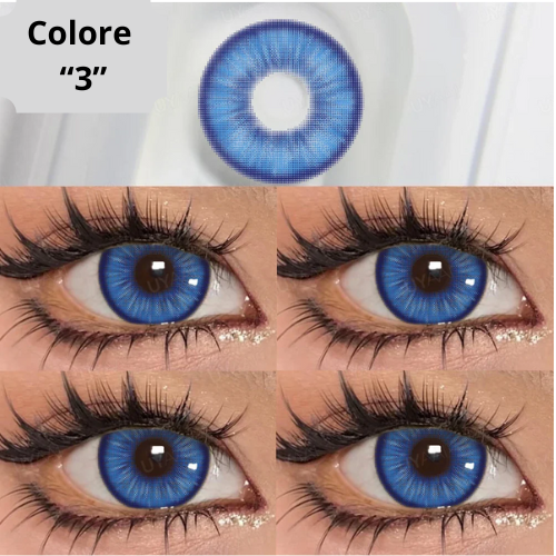 👁️ Lenti a Contatto Colorate Cosmetiche – Effetto Occhi Grandi, Comode e Sicure – Confezione da 2 Pezzi.