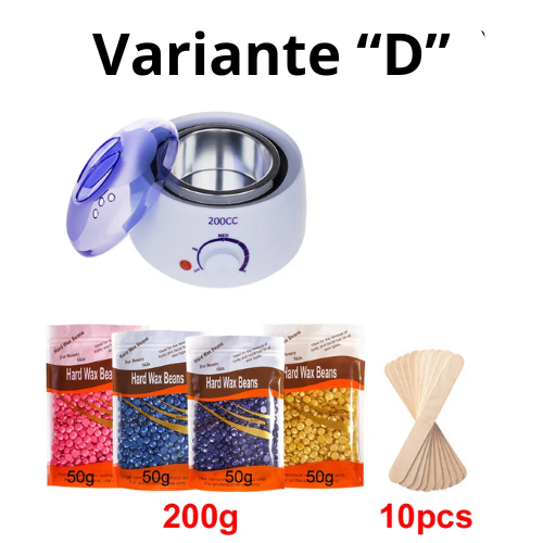 ⭐ Macchina Scaldacera Professionale con Cera Brasiliana – Kit per Depilazione Efficace e Delicata a Casa. ⭐