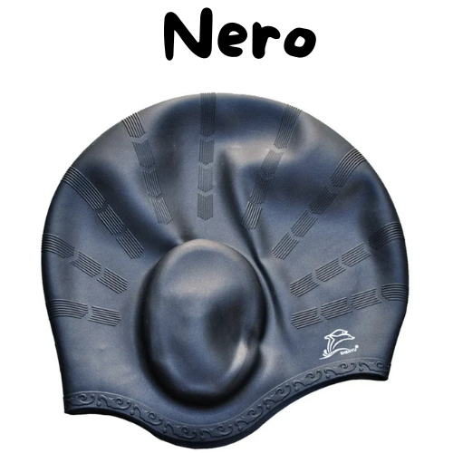 Cuffie da nuoto in silicone unisex per adulti e bambini. Impermeabili, ergonomiche per le orecchie.