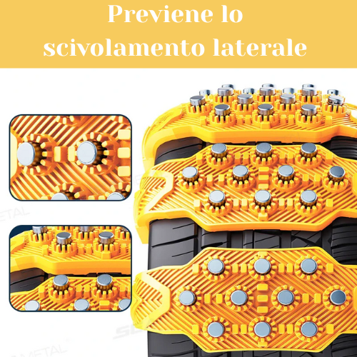 SEAMETAL 4PCS Car Winter Tire Wheels Snow Chains Snow Tire Anti-skid Chains Wheel Tyre Cable Belt Winter Outdoor Emergency Tools
