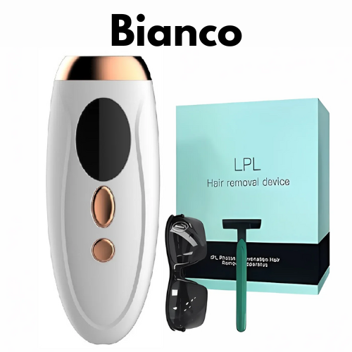 Epilatore a Luce Pulsata IPL – Laser Permanente, Indolore e Professionale per Viso, Corpo, Ascelle e Zona Bikini.