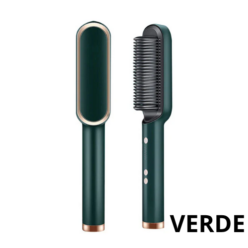 Piastra per lisciare i capelli multifunzionale. Pettine agli ioni negativi per lo styling antiscottatura.
