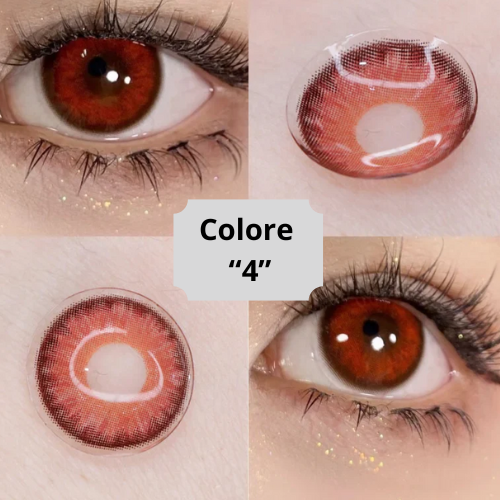 👁️ Lenti a Contatto Colorate Cosmetiche – Effetto Occhi Grandi, Comode e Sicure – Confezione da 2 Pezzi.