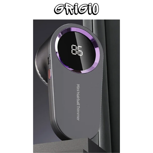 ✨ Leva-pelucchi Elettrico - Compatto, Potente e Delicato sui Tessuti. Display Digitale a Led ✨