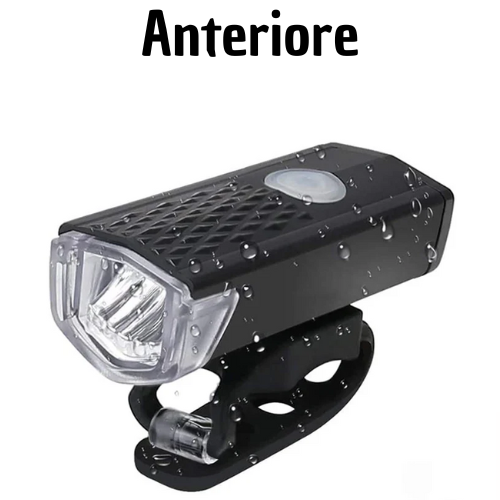 Bike Light Set Front Light with Taillight USB Rechargeable Easy to Install 3 Modes Bicycle Accessories for the Bicycle Road MTB