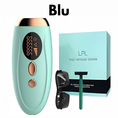 Epilatore a Luce Pulsata IPL – Laser Permanente, Indolore e Professionale per Viso, Corpo, Ascelle e Zona Bikini.
