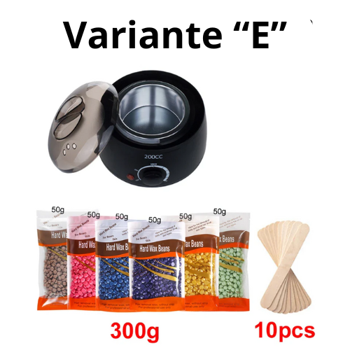 ⭐ Macchina Scaldacera Professionale con Cera Brasiliana – Kit per Depilazione Efficace e Delicata a Casa. ⭐