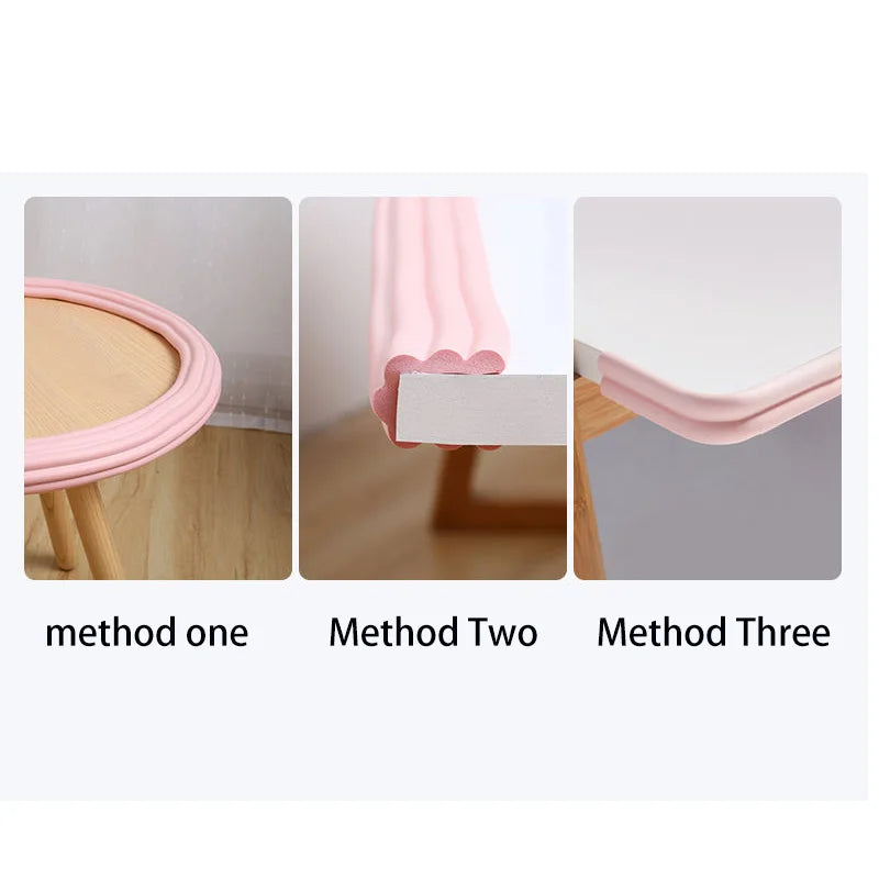 Striscia di protezione paraurti per bambini. In PVC colorata con nastro biadesivo. Extra spessa per la sicurezza dei bambini.