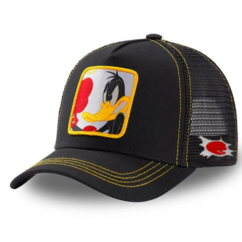 Cappello primavera/estate per bambino/a con vasta scelta immagini cartoni animati. Protezione a 360° in cotone traspirante.