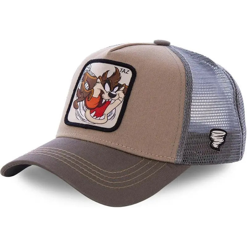 Cappello primavera/estate per bambino/a con vasta scelta immagini cartoni animati. Protezione a 360° in cotone traspirante.