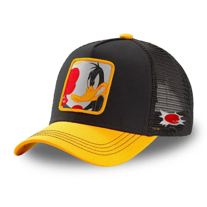 Cappello primavera/estate per bambino/a con vasta scelta immagini cartoni animati. Protezione a 360° in cotone traspirante.