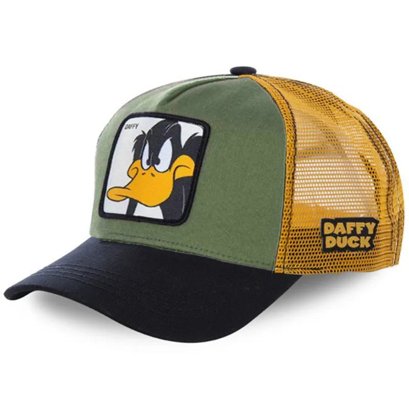 Cappello primavera/estate per bambino/a con vasta scelta immagini cartoni animati. Protezione a 360° in cotone traspirante.
