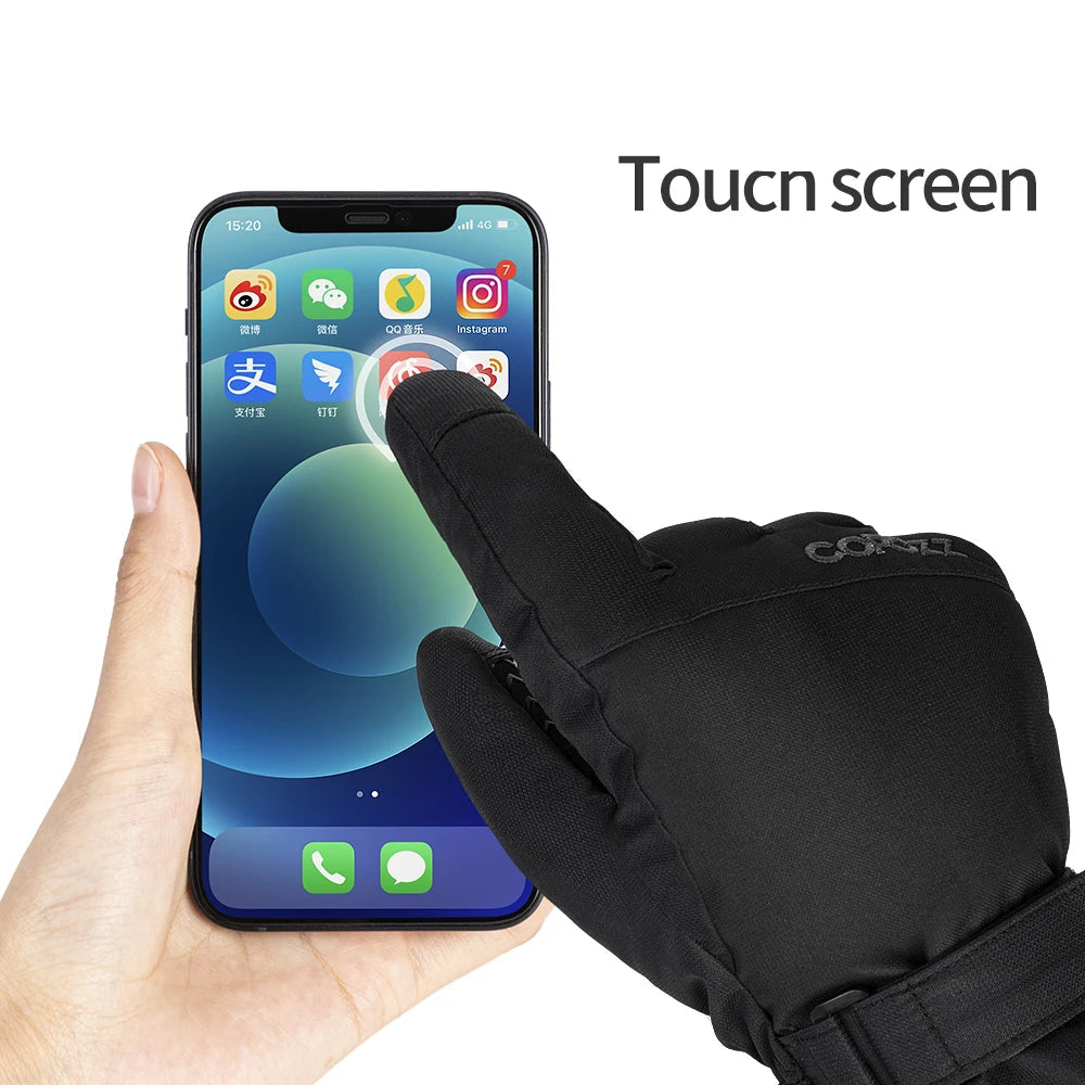 Guanti invernali impermeabili, touch screen. Comodità e calore per ogni attività all’aperto.