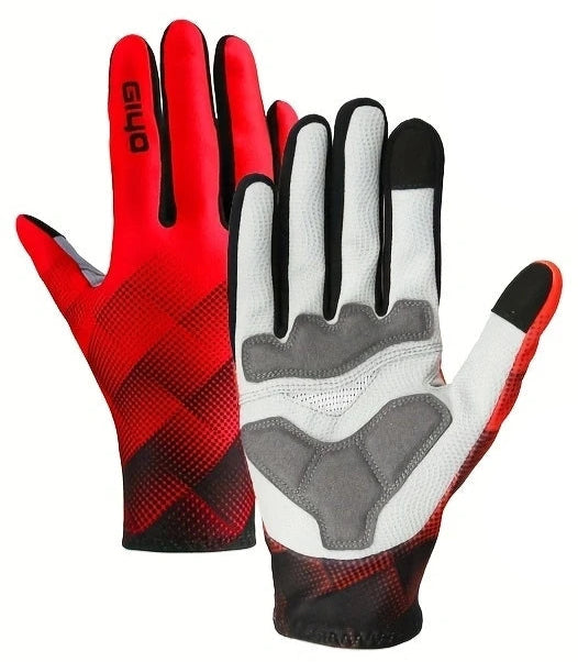 Guanti sportivi invernali elasticizzati, antivento, impermeabili, touch screen.