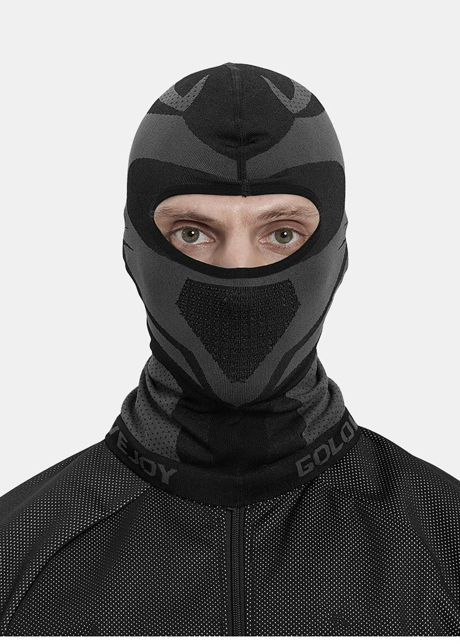 Passamontagna elasticizzato in poliestere unisex, taglia unica, colori a scelta, 2 modelli.